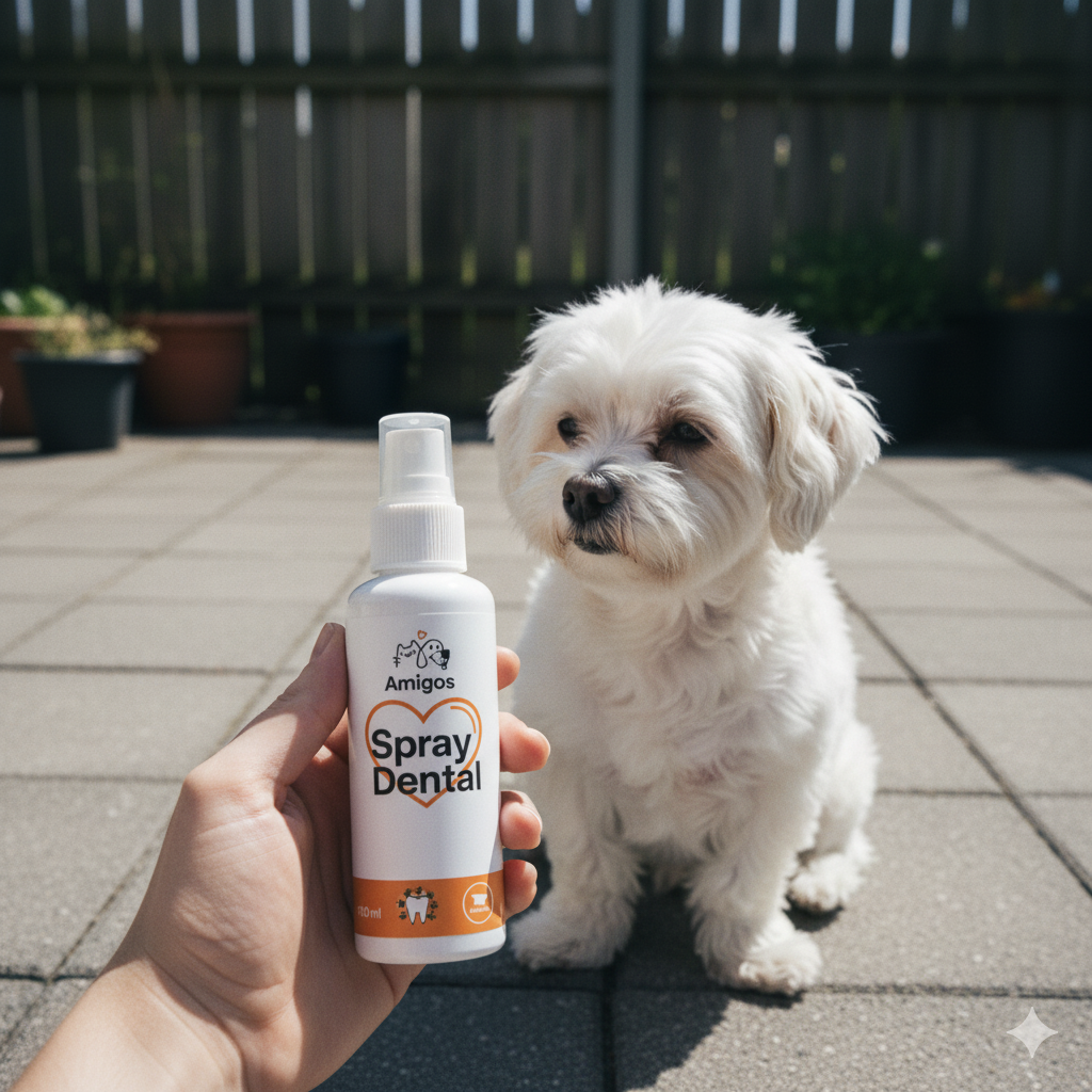Spray Dental: Elimina el mal aliento, sarro y placa de tu perro