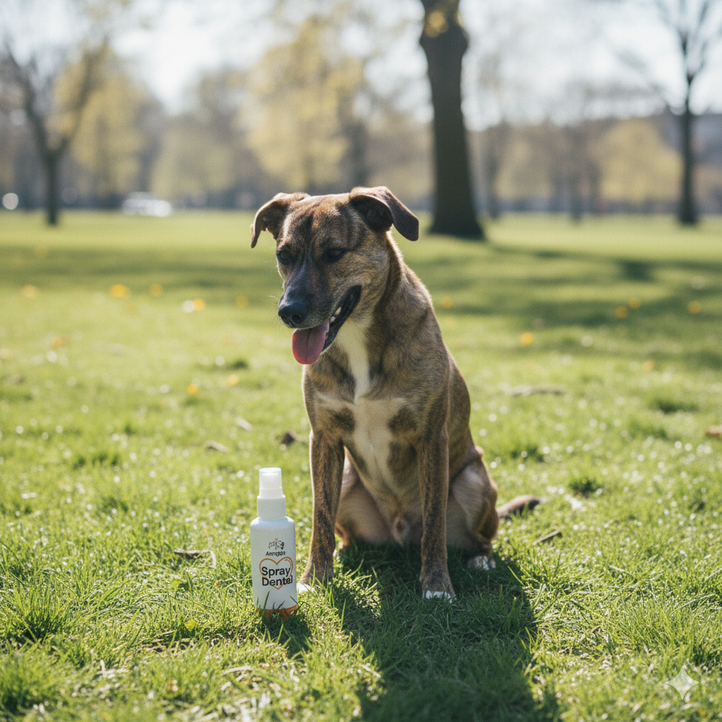 Spray Dental: Elimina el mal aliento, sarro y placa de tu perro