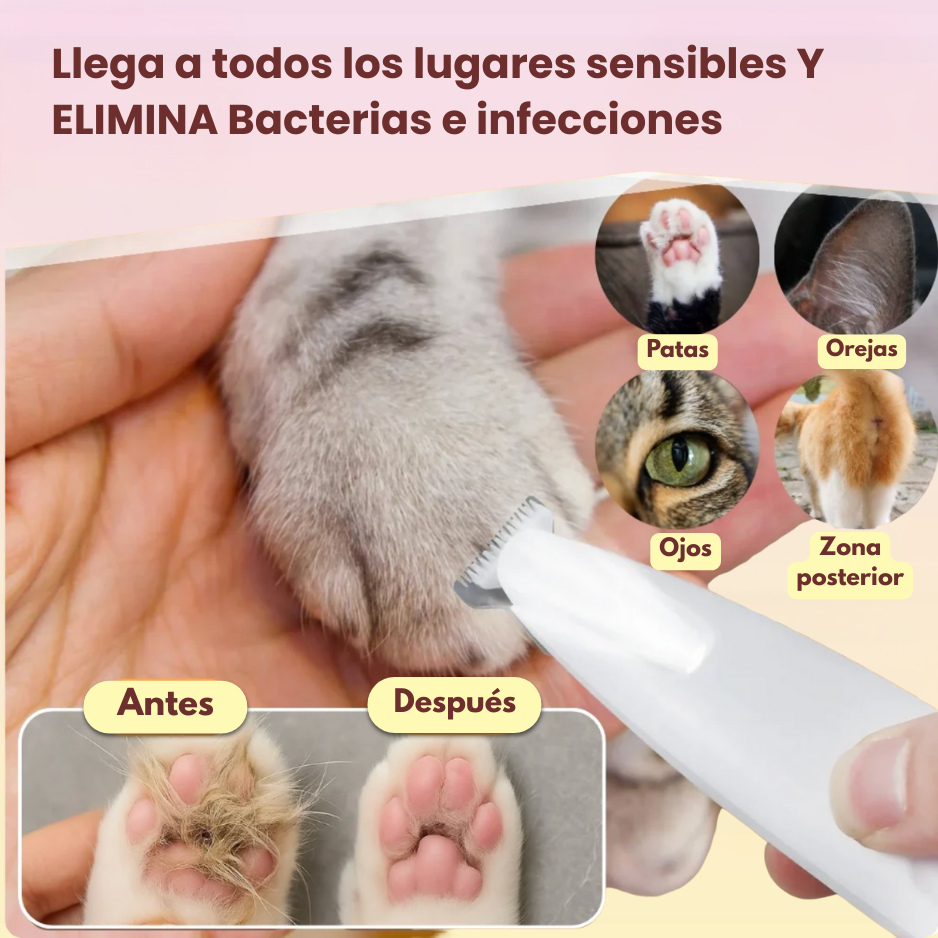 PawTrim Pro®: Cuidado de las patas y zonas sensibles